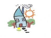 Obrazek - Domek wokół drzew